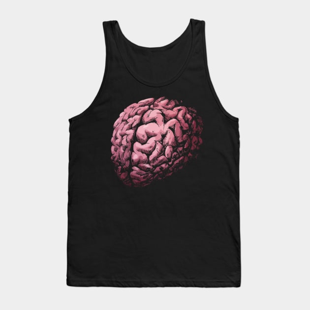 Brain Tank Top by JennyPool